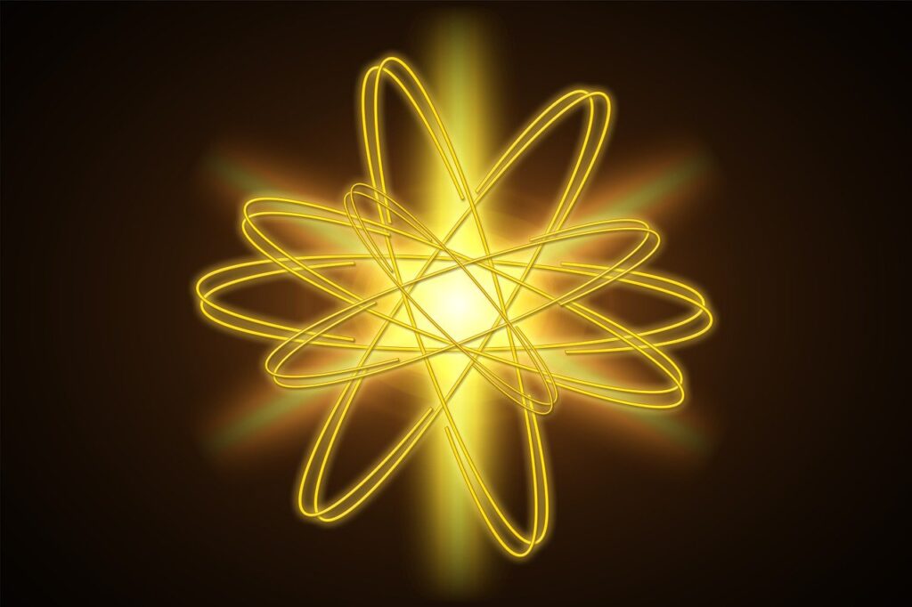 Représentation de la fusion nucléaire, technologie clé développée sur le site ITER à Saint-Paul-lez-Durance.